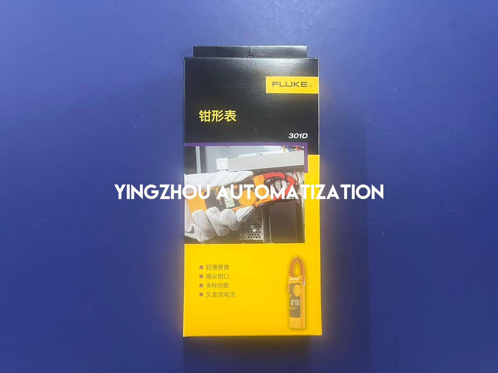Fluke 301D | Ultra-Thin Digital Clamp Meter | 600A AC DC Current | Compact Pocket Smart Multimeter | Brand New Original-YingZhou Automatization