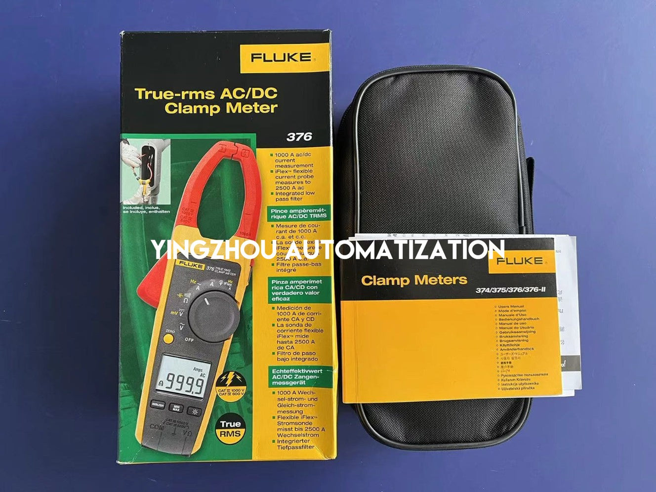 Fluke 376 True-RMS AC/DC Clamp Meter | iFlex Flexible Current Probe, High-Capacity Industrial Diagnostics, Brand New Original-YingZhou Automatization