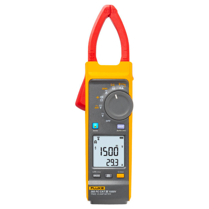 Fluke 393 FC CAT III 1500V True-RMS Solar Clamp Meter | Fluke Connect Enabled, High-Voltage Industrial Diagnostics, Brand New Original-YingZhou Automatization