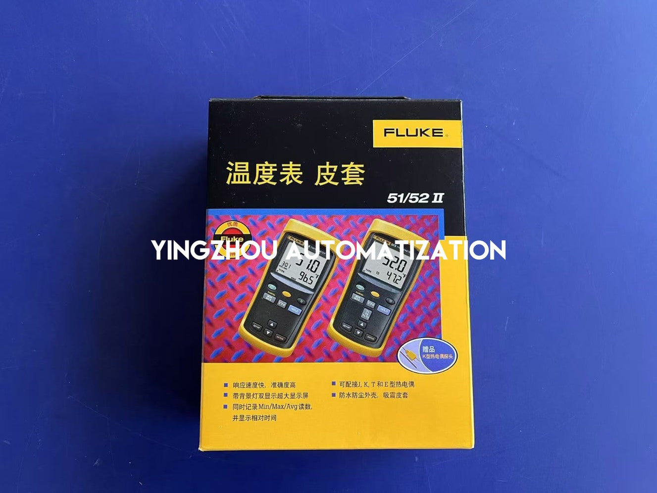 Fluke 51 II Single Input Digital Thermometer | K-Type, High Accuracy, Industrial Temperature Diagnostic Tool, Brand New Original-YingZhou Automatization