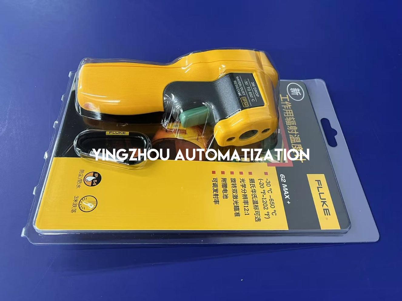 Fluke 62 MAX+ Handheld Infrared Laser Thermometer - Dual Laser, 12:1 Spot, -30°C to 650°C-YingZhou Automatization