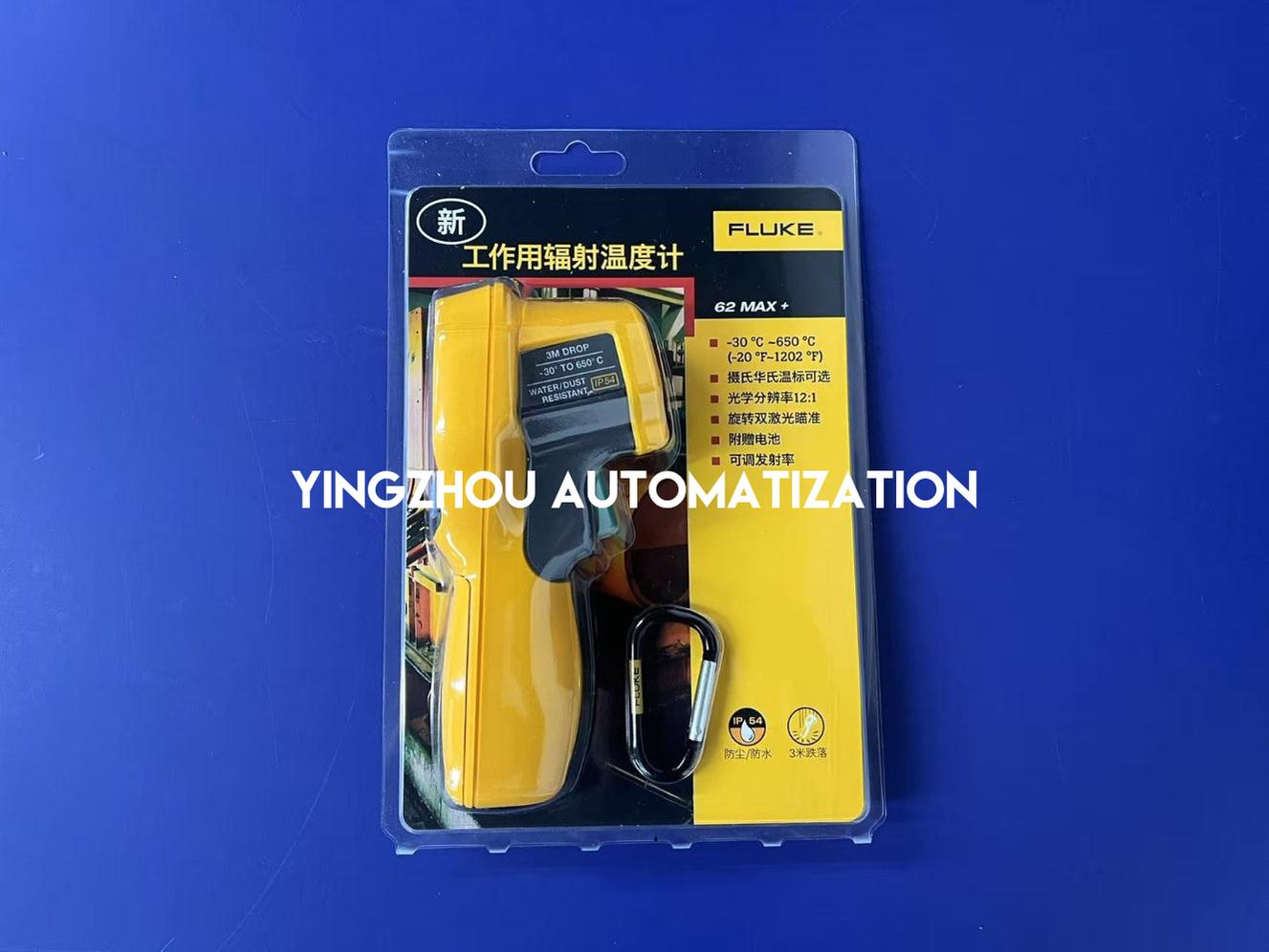 Fluke 62 MAX+ Handheld Infrared Laser Thermometer - Dual Laser, 12:1 Spot, -30°C to 650°C-YingZhou Automatization