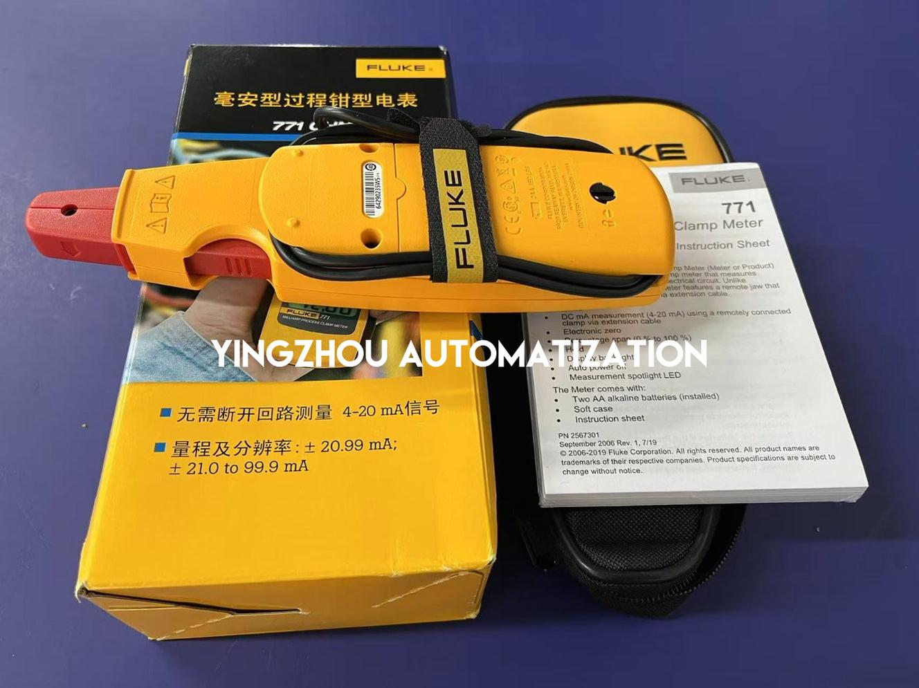Fluke 771 Milliamp Process Clamp Meter | 4-20mA Signal Measurement, In-Circuit Loop Testing, Industrial Calibration Tool, Brand New Original-YingZhou Automatization