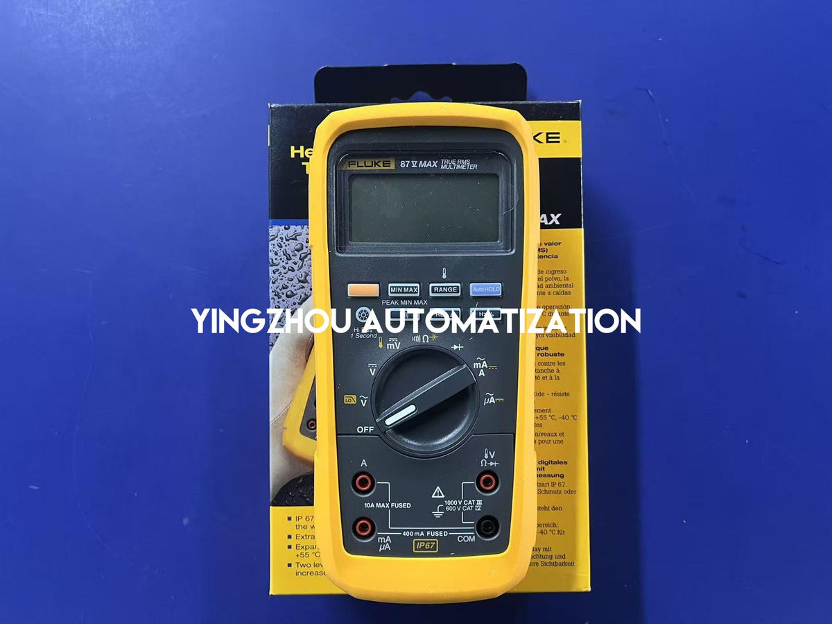 Fluke 87V MAX True-RMS Digital Multimeter 1000V 10A IP67 Industrial-YingZhou Automatization