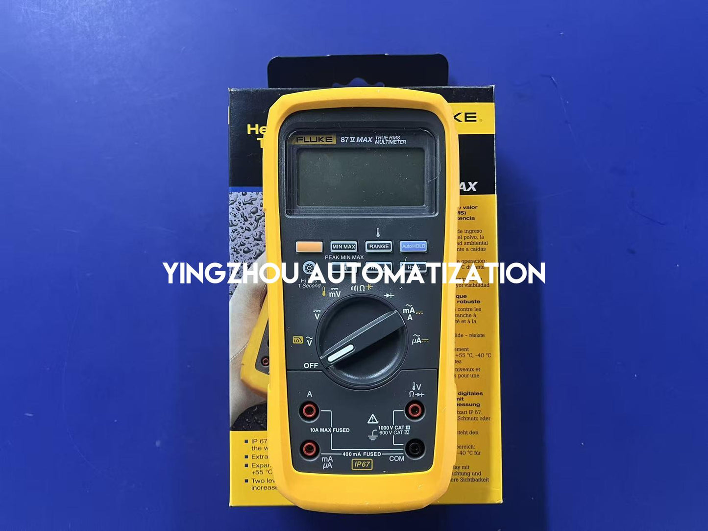 Fluke 87V MAX True-RMS Digital Multimeter | IP67 Waterproof, Extreme Ruggedness, High-Accuracy Industrial Diagnostic, Brand New Original-YingZhou Automatization