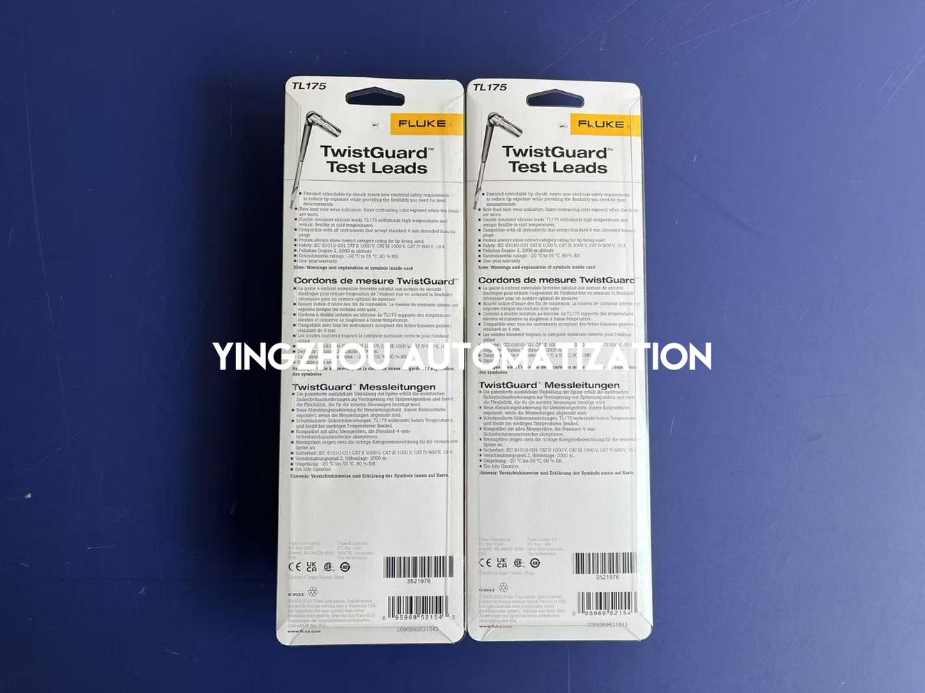 Fluke TL175 TwistGuard Test Leads | Adjustable Tip Length, CAT III/IV Safety, Professional Industrial Leads, Brand New Original-YingZhou Automatization