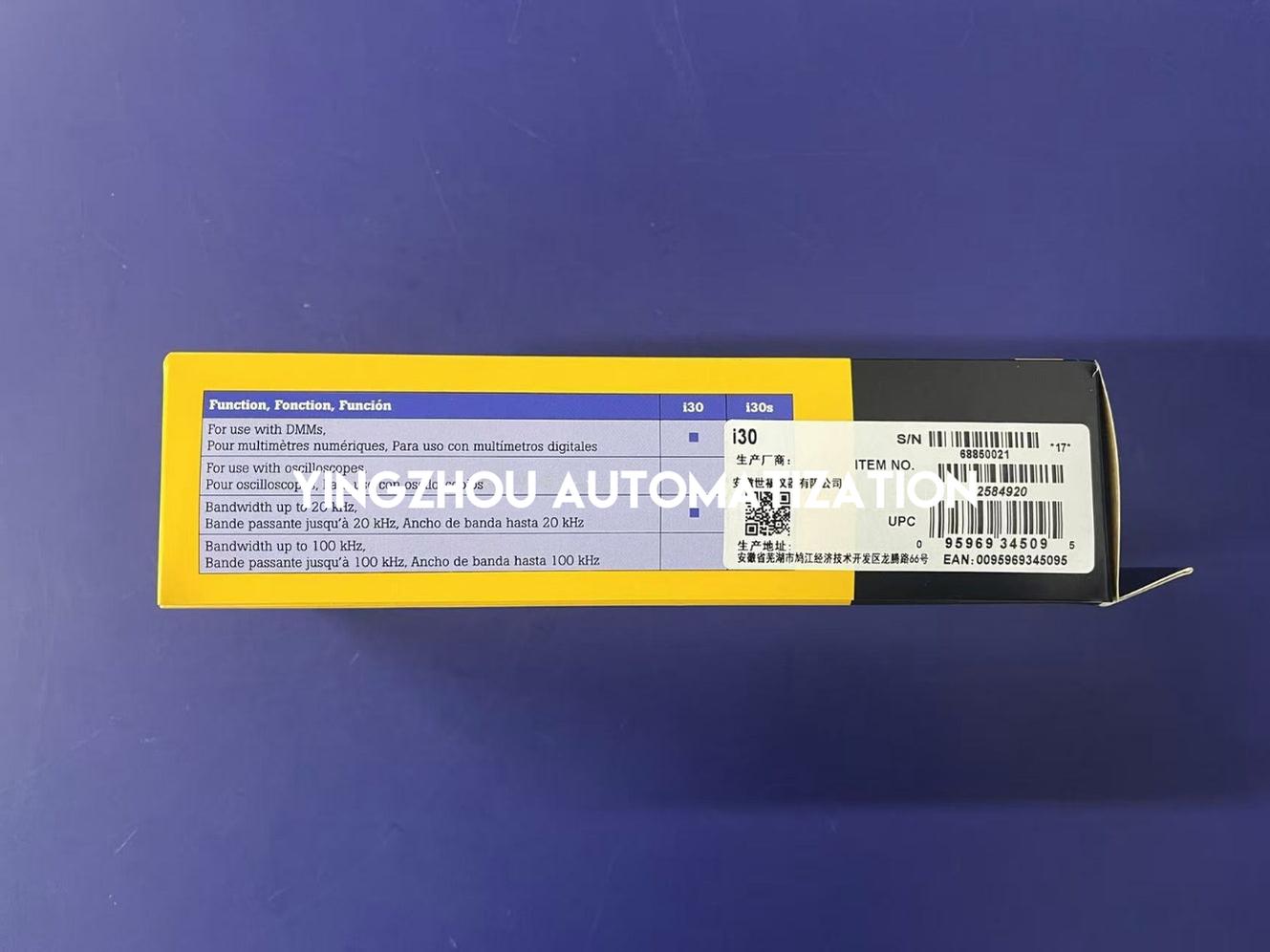 Fluke i30 AC/DC Current Clamp | True-RMS, High-Accuracy, Industrial Current Measurement Accessory, Brand New Original-YingZhou Automatization