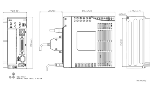 Delta ASD-B3-0721-L Servo Drive 750W 220 V 1/3PH