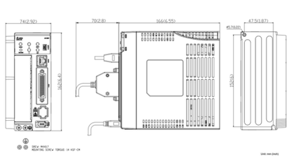 Delta ASD-B3-0721-L Servo Drive 750W 220 V 1/3PH