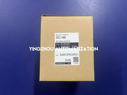 Fuji Electric SC-N6 Contactor | 125A Magnetic AC Contactor 220V AC Coil 3-Pole Industrial Switch | Brand New Original-YingZhou Automatization