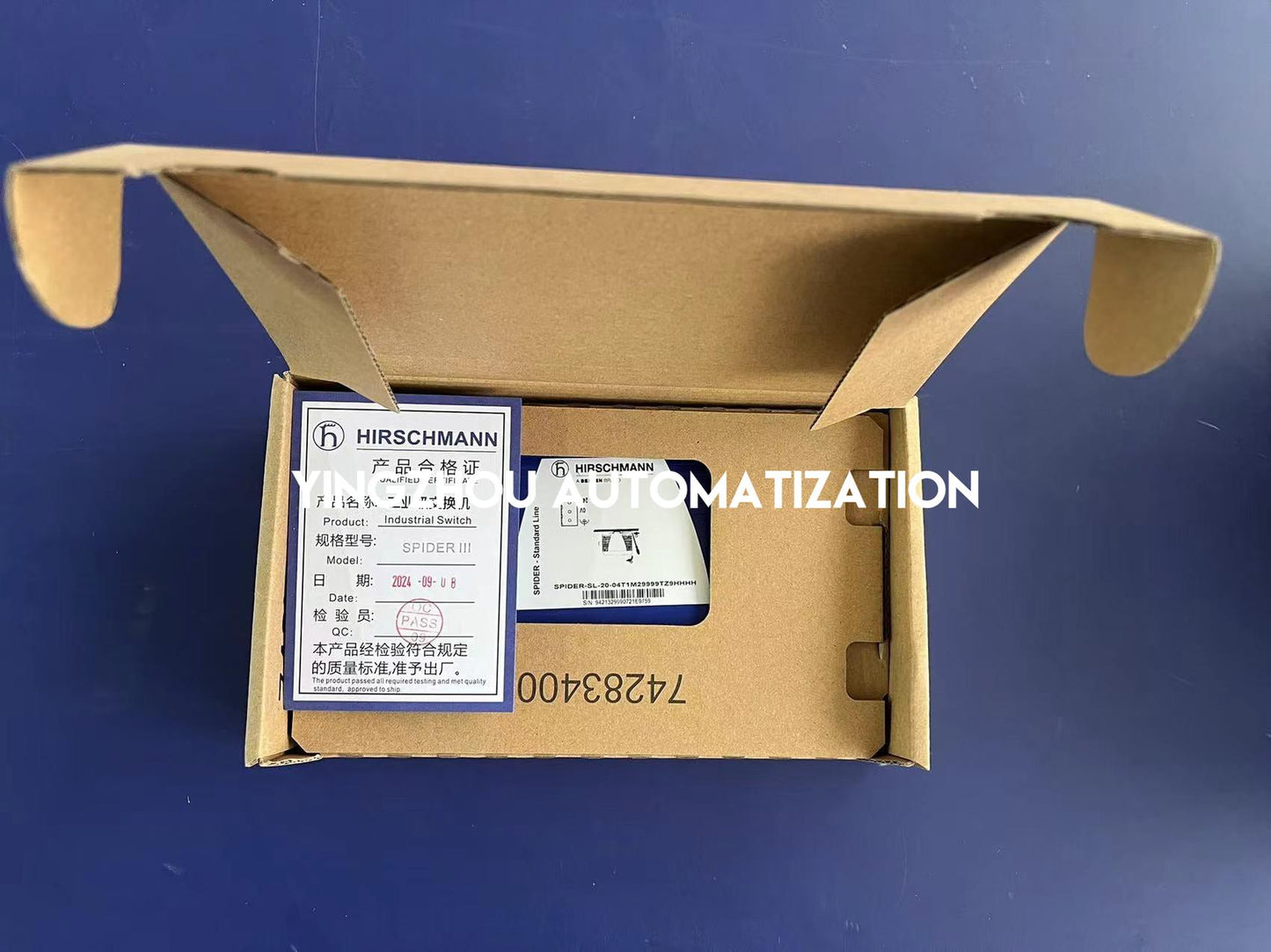 Hirschmann SPIDER-SL-20-04T1M29999SZ9HHHH - Unmanaged Industrial Switch, 4x RJ45, 1x Multimode ST-YingZhou Automatization