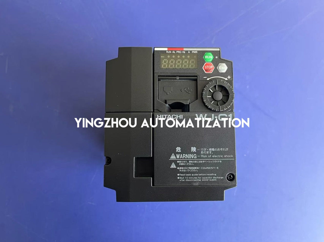 Hitachi WJ-C1 Series VFD C1-007SFC2 | 1 HP, 240V Single-Phase Input, 0.75kW-YingZhou Automatization