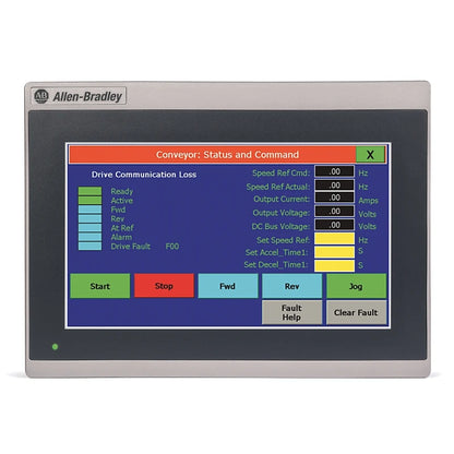 Allen Bradley PanelView 800 Graphic Terminals HMI Touch Screen 2711R-T7T 7 inch