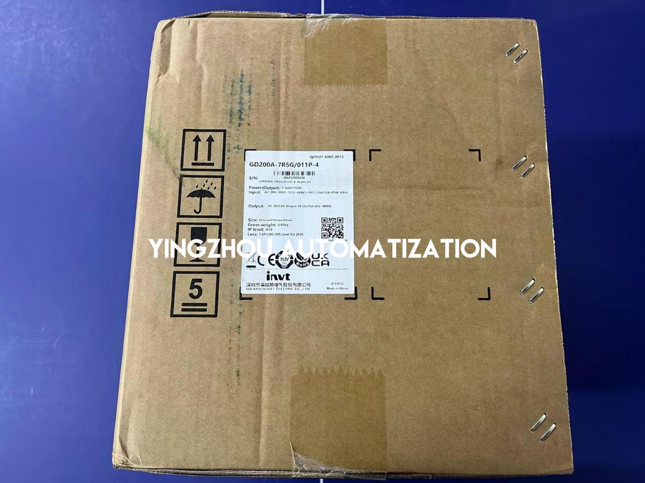 INVT Goodrive200A GD200A-7R5G/011P-4 VFD | 7.5kW/11kW, 400V, 3-Phase, Vector Control Drive | Brand New Original-YingZhou Automatization