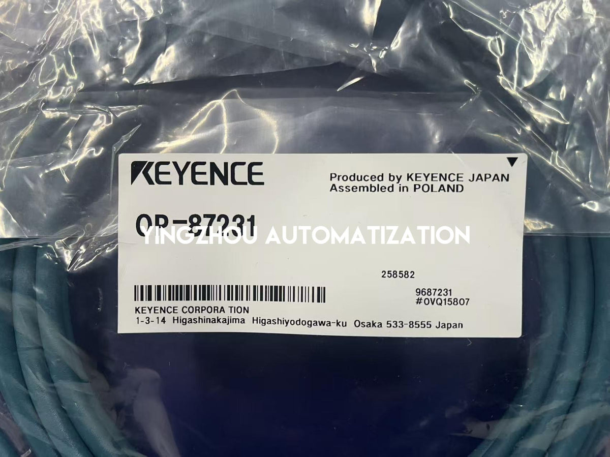 KEYENCE OP-87231 5m NFPA79 Compatible Ethernet Cable for Barcode Readers-YingZhou Automatization