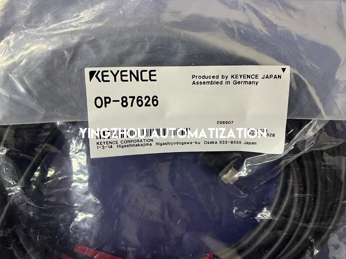 KEYENCE OP-87626 M8 Straight 10m PVC Connector Cable to Loose Wire – Standard Type-YingZhou Automatization