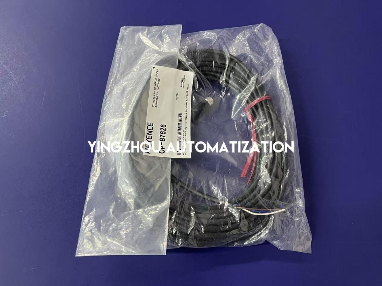 Keyence OP-87626 M12 Connector Cable - 4-pin Straight, 2m PVC Cable-YingZhou Automatization
