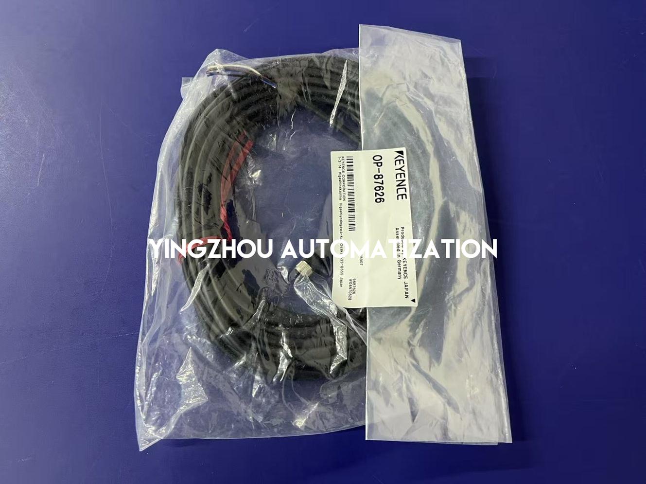 Keyence OP-87626 M12 Connector Cable - 4-pin Straight, 2m PVC Cable-YingZhou Automatization