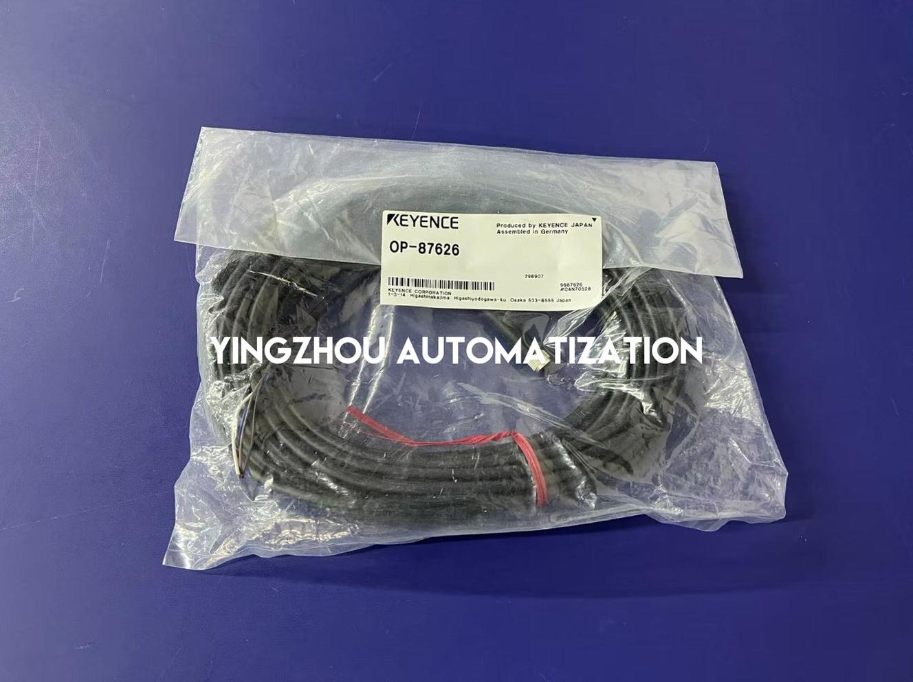 Keyence OP-87626 M12 Connector Cable - 4-pin Straight, 2m PVC Cable-YingZhou Automatization