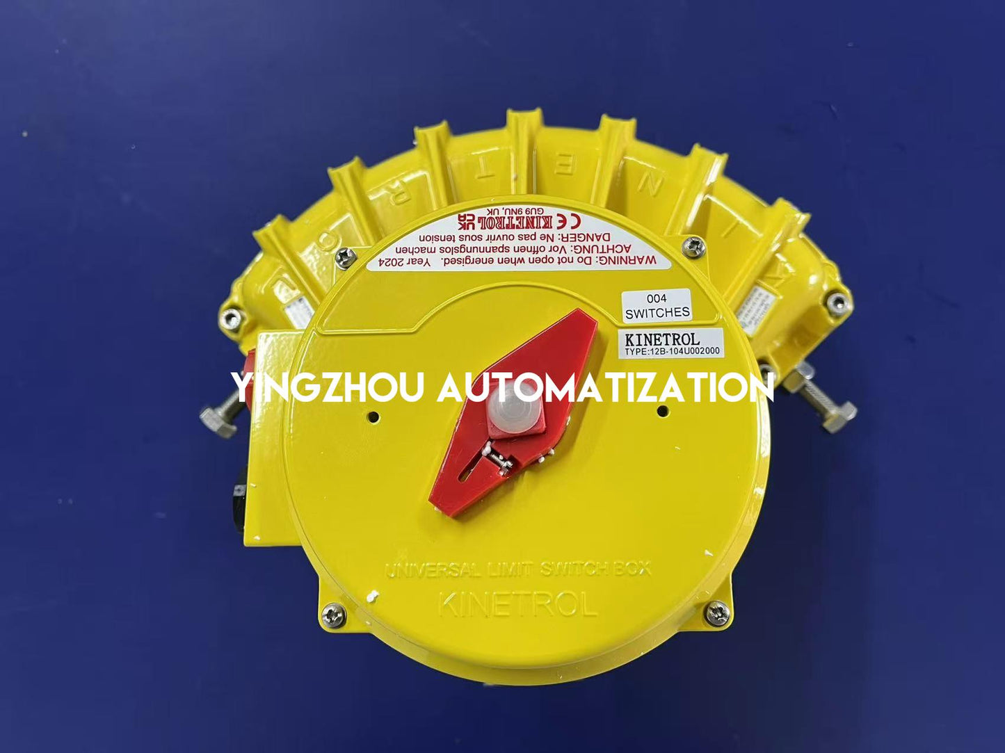 Kinetrol 12B-104U002000 Model 12 Double Acting Rotary Vane Pneumatic Actuator, Size 12-YingZhou Automatization