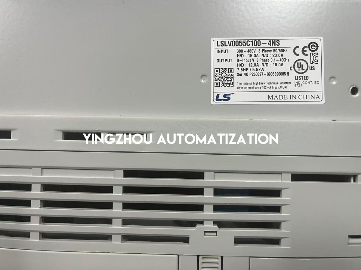 LS Electric LSLV0055C100-4NS C100 5.5kW 7.5HP 380-480V 3-Phase VFD-YingZhou Automatization