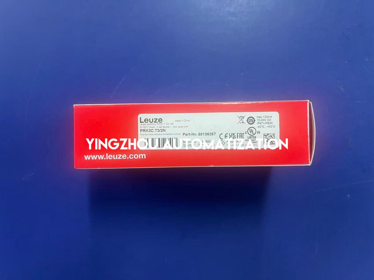 Leuze 50136257 PRK3C.T3/2N 3C Series 3m 10-30VDC NPN Polarized Retro-Reflective Photoelectric Sensor-YingZhou Automatization