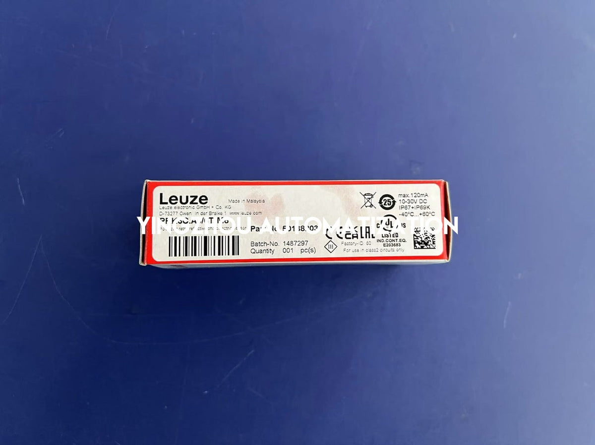 Leuze 50138203 PRK3C.A3/6T-M8 0-4m 10-30VDC Push-Pull M8 Polarized Retro-Reflective Photoelectric Sensor-YingZhou Automatization