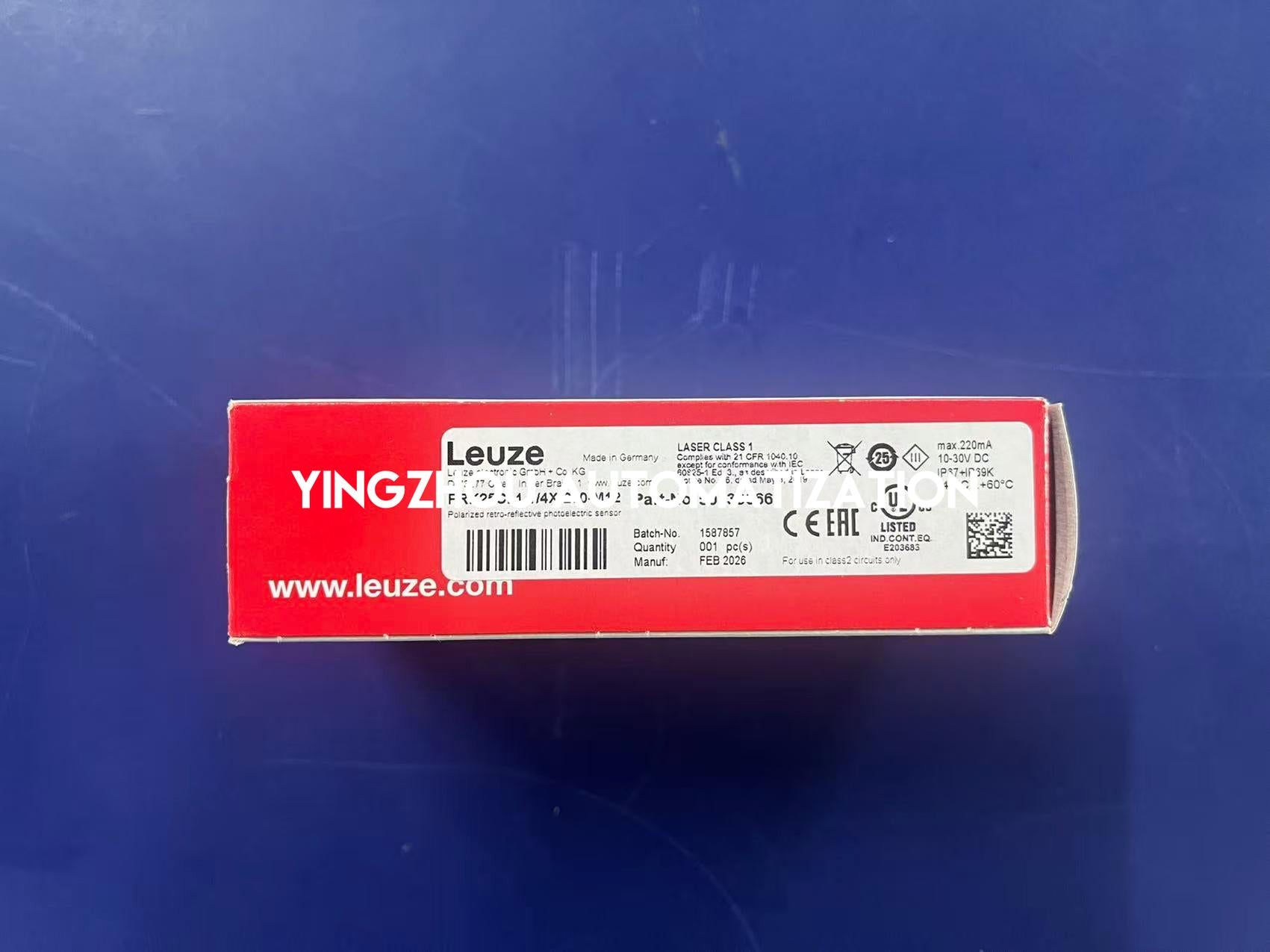 Leuze 50139666 PRK25CL1.1/4X-200-M12 | Laser Retro-reflective Photoelectric Sensor | PNP Complementary 200mm Cable M12 | Brand New Original-YingZhou Automatization
