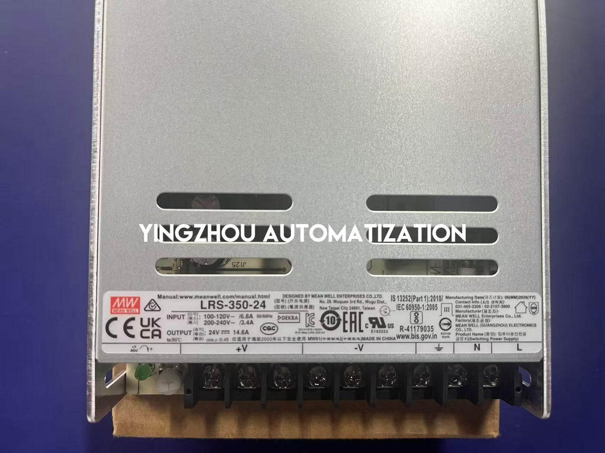 MEAN WELL LRS-350-24 350W 24V 14.6A Enclosed Switching Power Supply-YingZhou Automatization