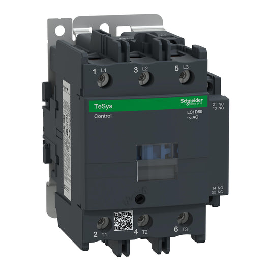 Schneider TeSys Deca Contactor LC1D80M7 80A 3P 220V