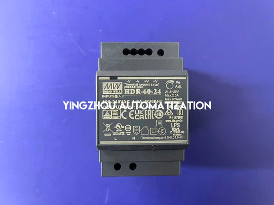 Mean Well HDR-60-24 Power Supply | 60W 24V 2.5A | DIN Rail Ultra-Slim | Brand New Original-YingZhou Automatization