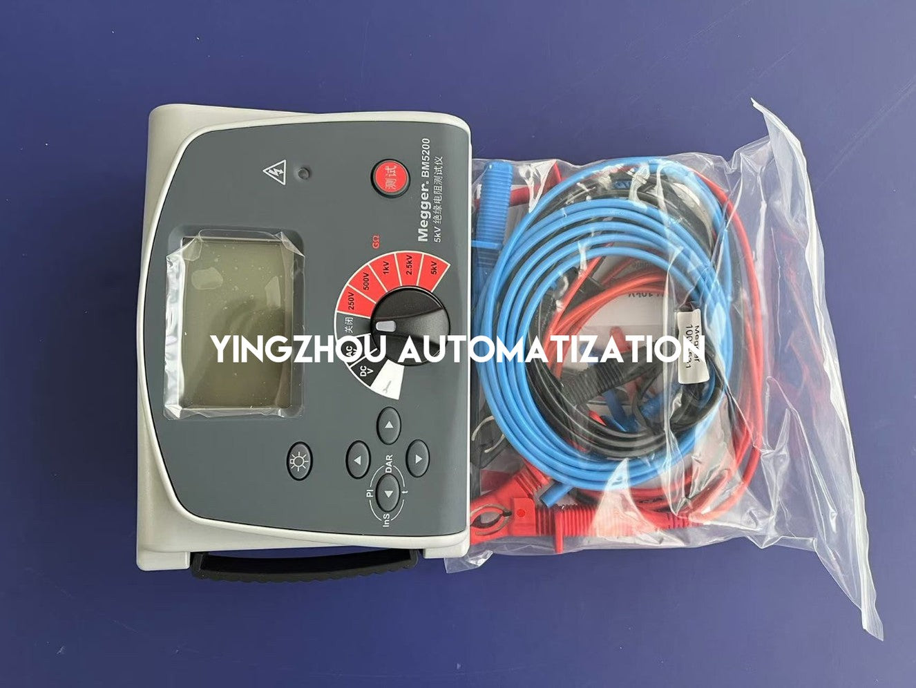 Megger BM5200 Digital/Analog 5 kV Insulation Resistance Tester - 1 TΩ Range-YingZhou Automatization