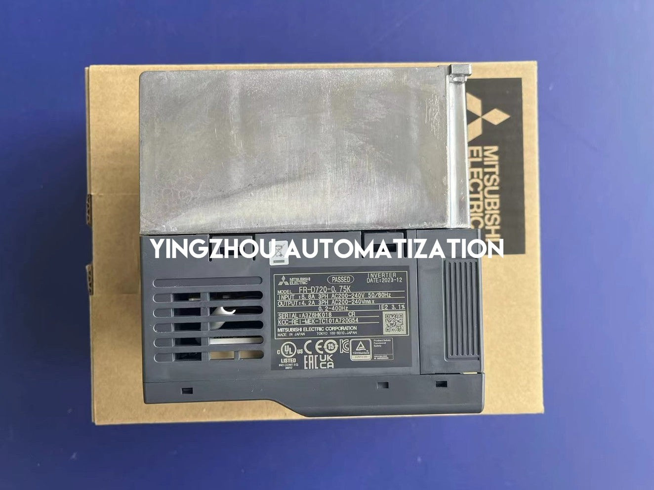 Mitsubishi Electric FR-D700 VFD - 0.75kW (1HP), 4.2A, 200-240V 3-Phase | FR-D720-0.75K-YingZhou Automatization