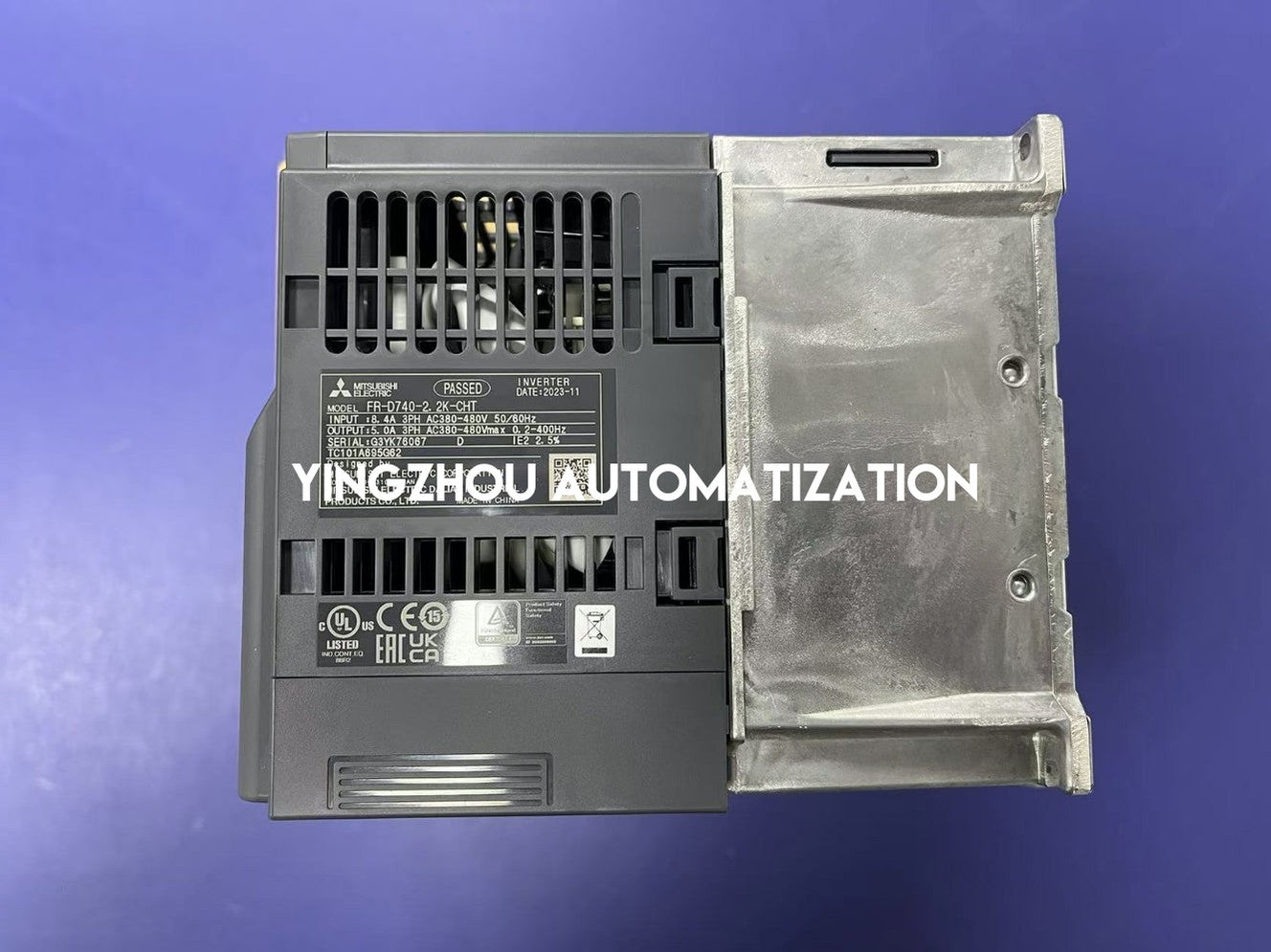 Mitsubishi Electric FR-D700 VFD - 2.2kW (3HP), 5.0A, 380-480V 3-Phase | FR-D740-2.2K-CHT-YingZhou Automatization