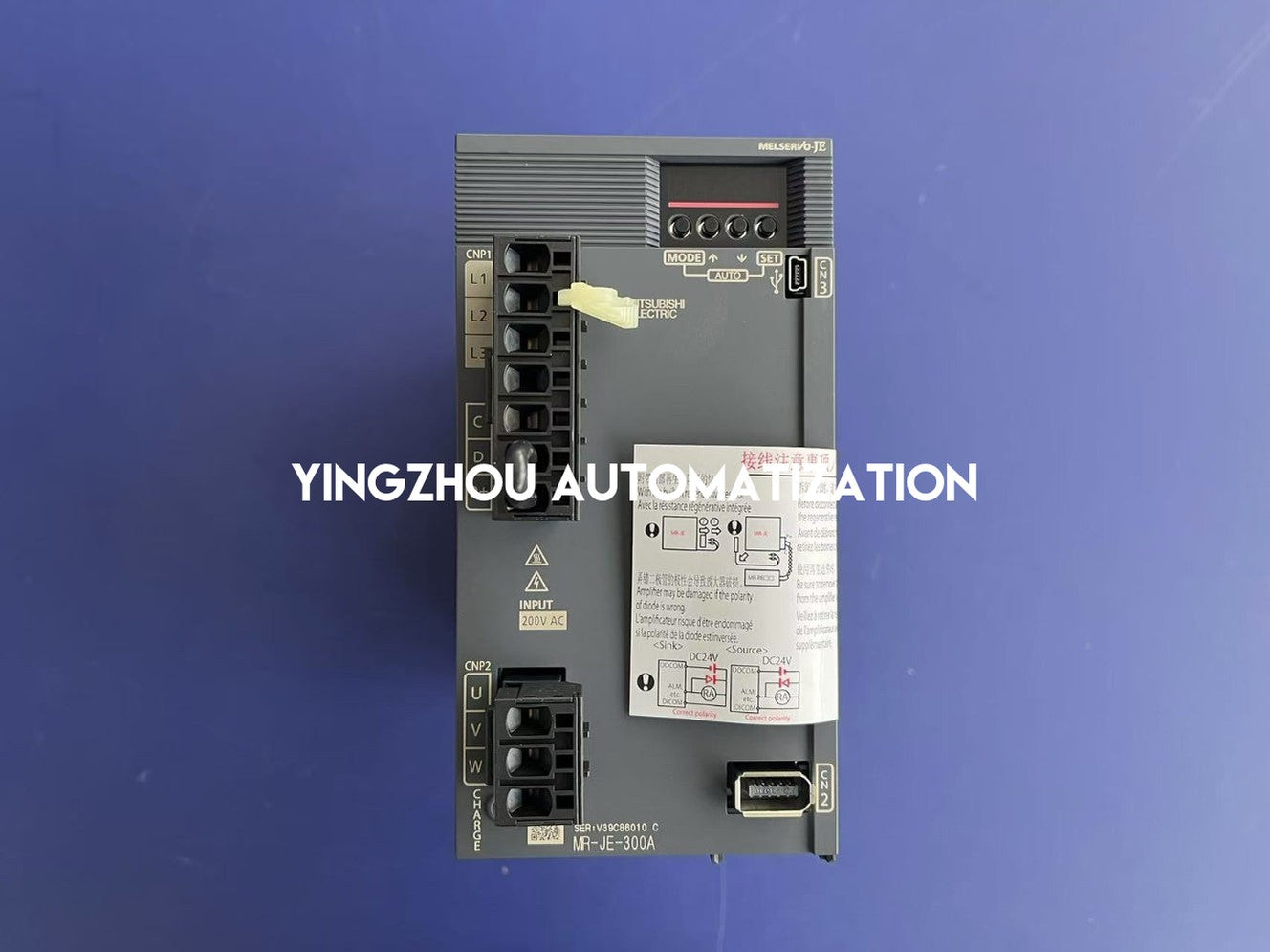 Mitsubishi Electric MR-JE-300A Servo Drive - 3.0kW, 3-Phase 200V AC, General Purpose Interface-YingZhou Automatization