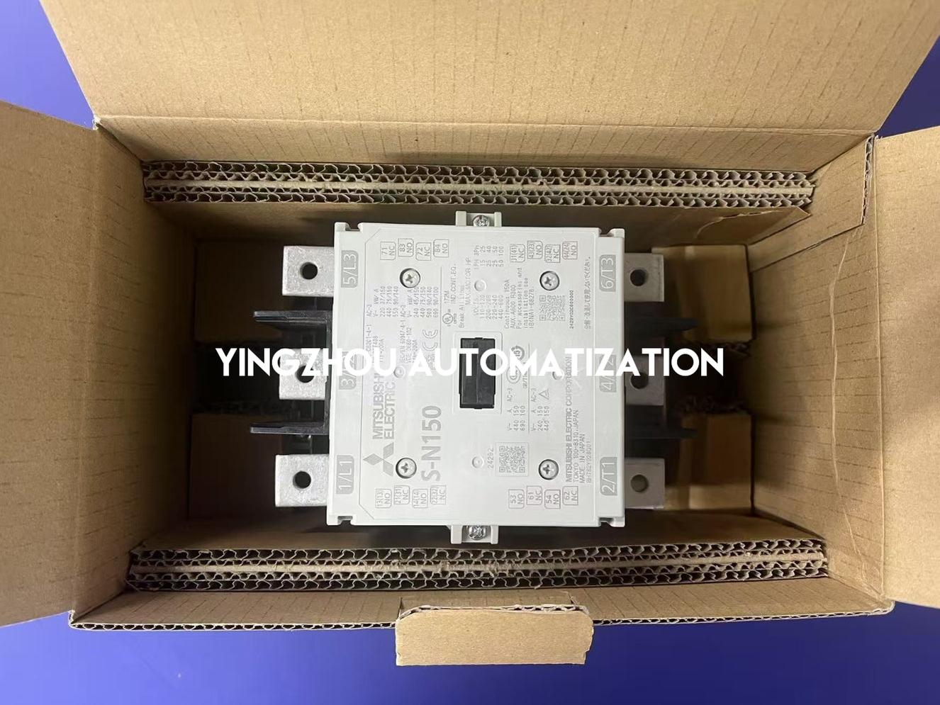 Mitsubishi Electric S-N150 Magnetic Contactor - 150A (AC-3), 200V AC Coil, 3-Pole-YingZhou Automatization