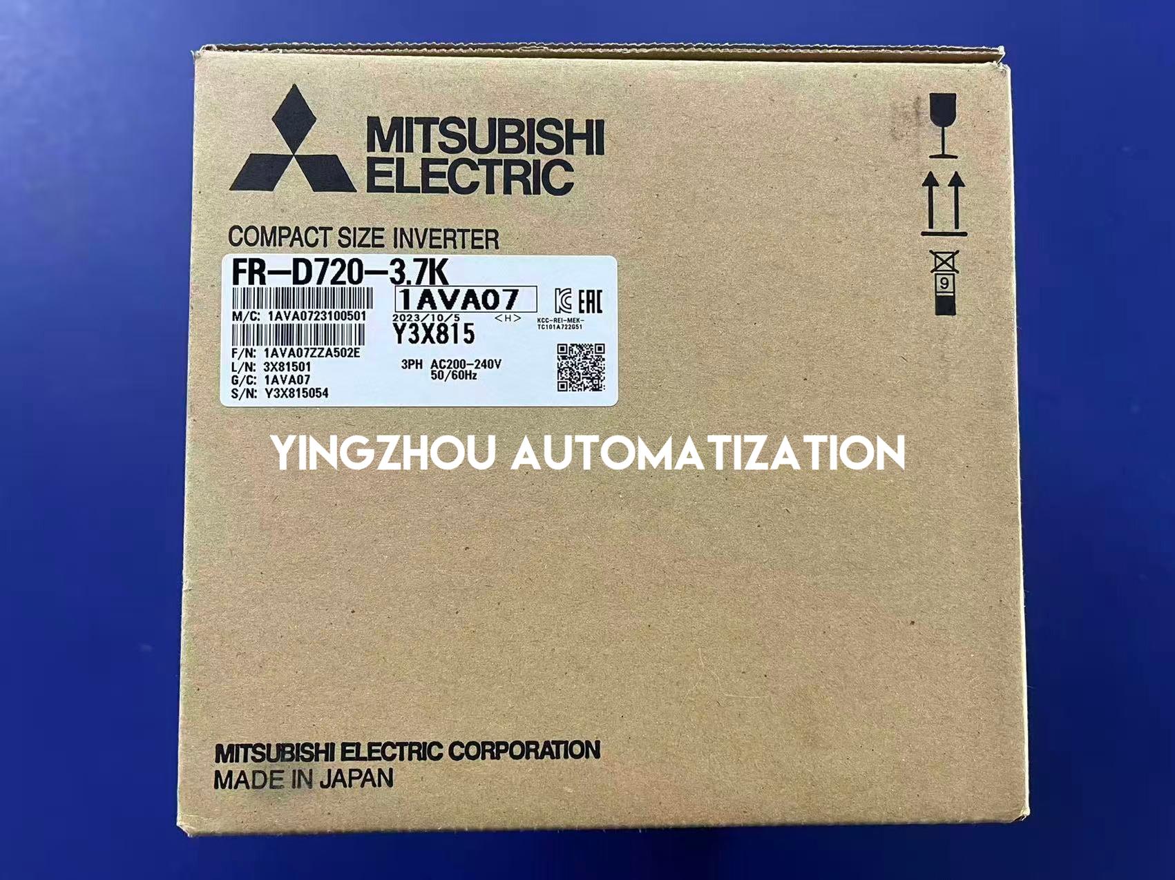 Mitsubishi FR-D720-3.7K Inverter Drive | FR-D700 Series | 3.7kW 5HP 16.5A | 3-Phase 200V | Brand New Original-YingZhou Automatization