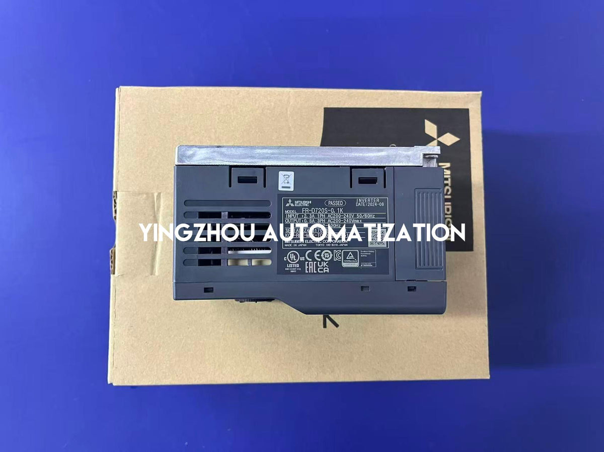 Mitsubishi FR-D720S-0.1K Inverter Drive | FR-D700 Series | 0.1kW 0.12HP 0.8A | Single-Phase 200V | Brand New Original-YingZhou Automatization