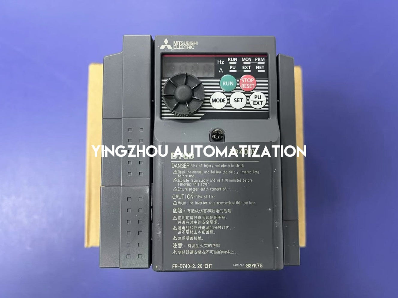 Mitsubishi FR-D740-2.2K-CHT Inverter Drive | FR-D700 Series | 2.2kW 3HP 5.8A | 3-Phase 400V | Brand New Original-YingZhou Automatization