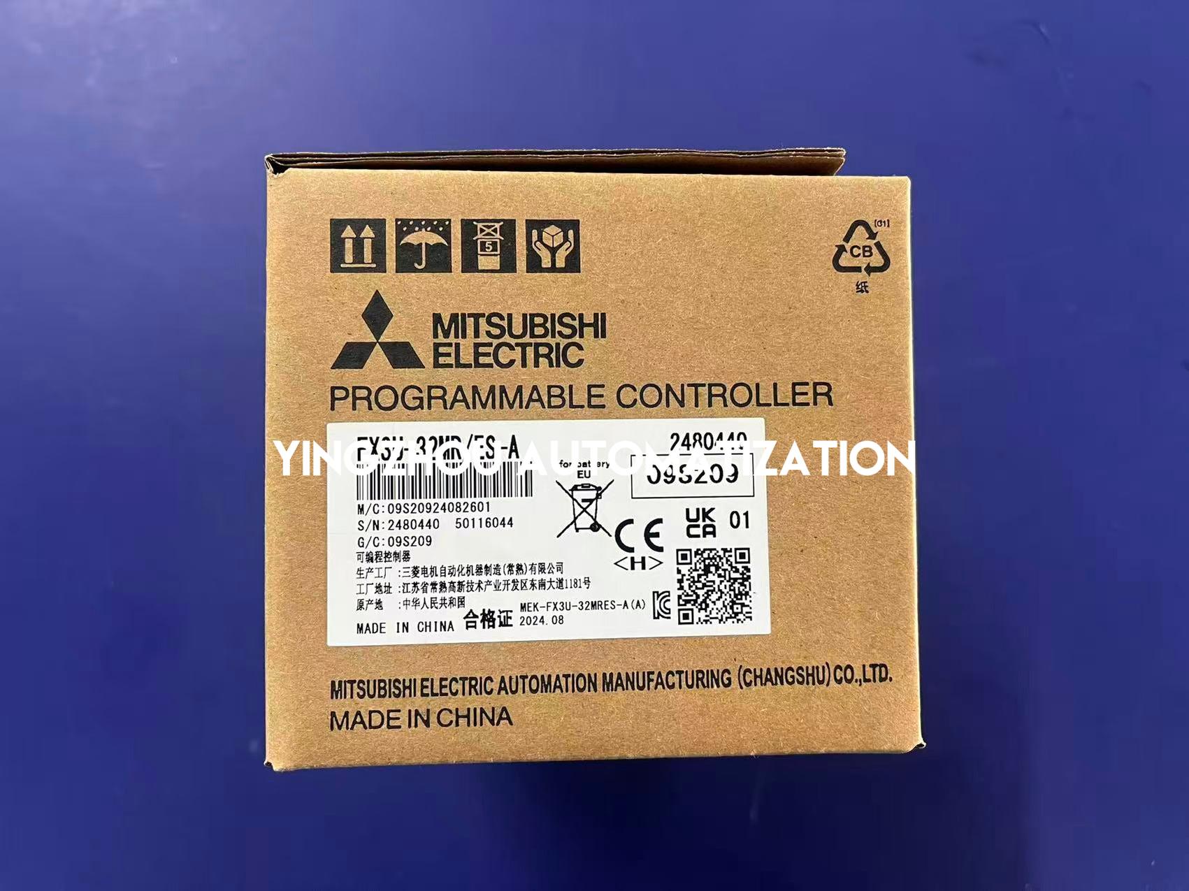 Mitsubishi FX3U-32MR/ES-A PLC Controller | FX3U Series | 32 I/O (16 In / 16 Out Relay) | AC Power | Brand New Original-YingZhou Automatization
