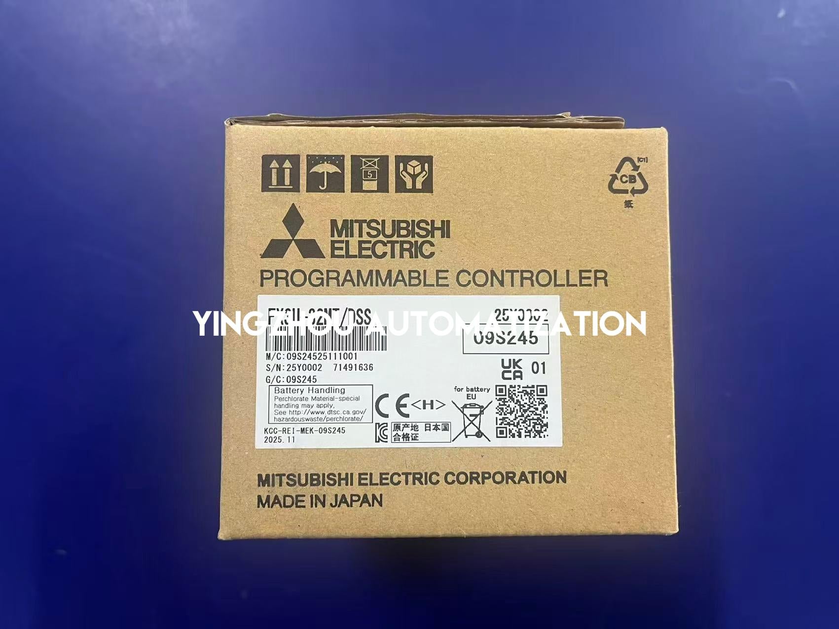Mitsubishi FX3U-32MT/DSS PLC Controller | FX3U Series 32 I/O Transistor Sink/Source 24V DC | Brand New Original-YingZhou Automatization