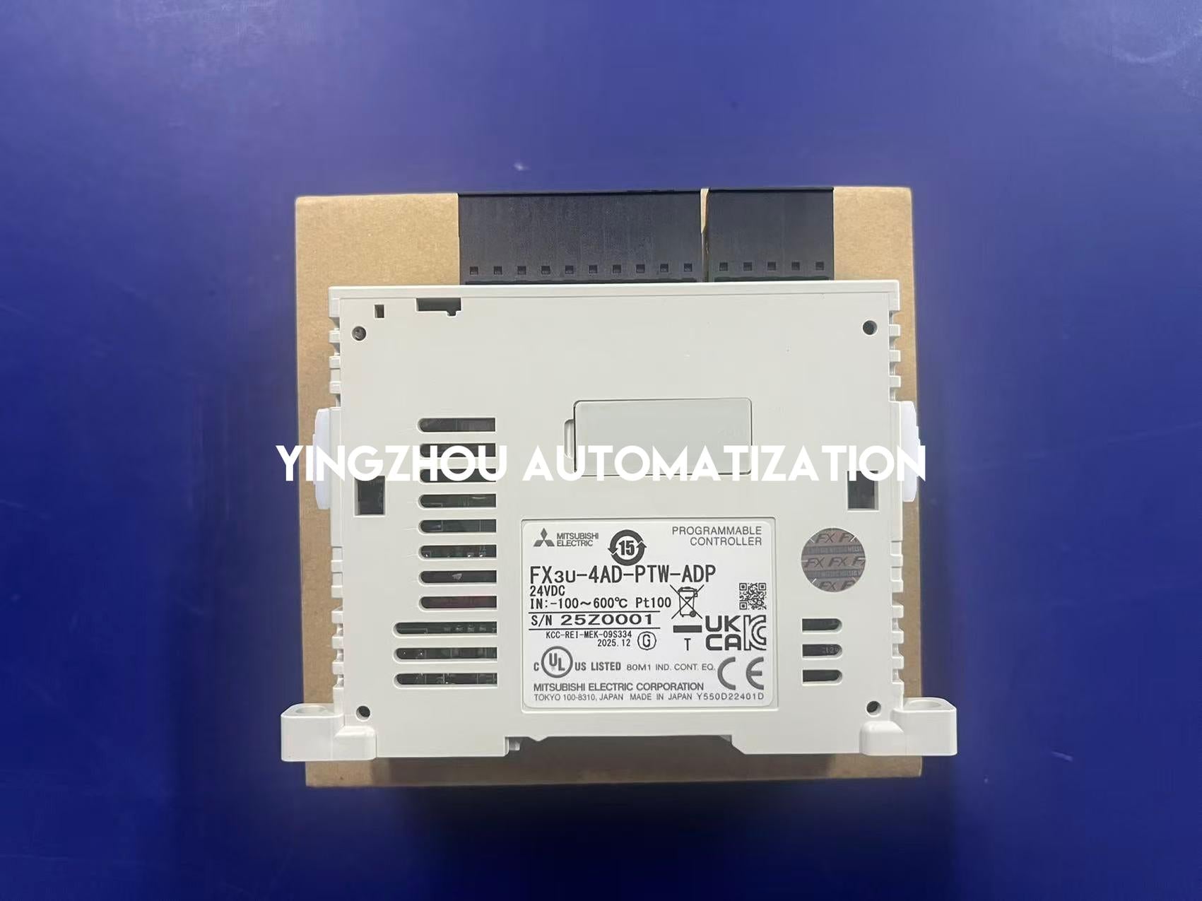 Mitsubishi FX3U-4AD-PTW-ADP Special Adapter | FX3U Series 4-Channel Pt100 Temperature Input | Brand New Original-YingZhou Automatization