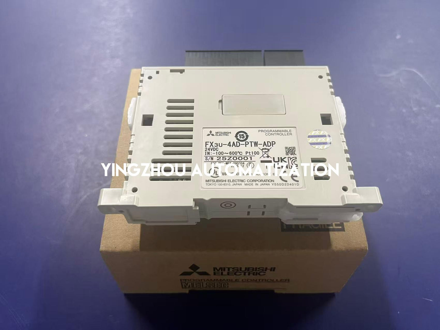 Mitsubishi FX3U-4AD-PTW-ADP Special Adapter | FX3U Series 4-Channel Pt100 Temperature Input | Brand New Original-YingZhou Automatization