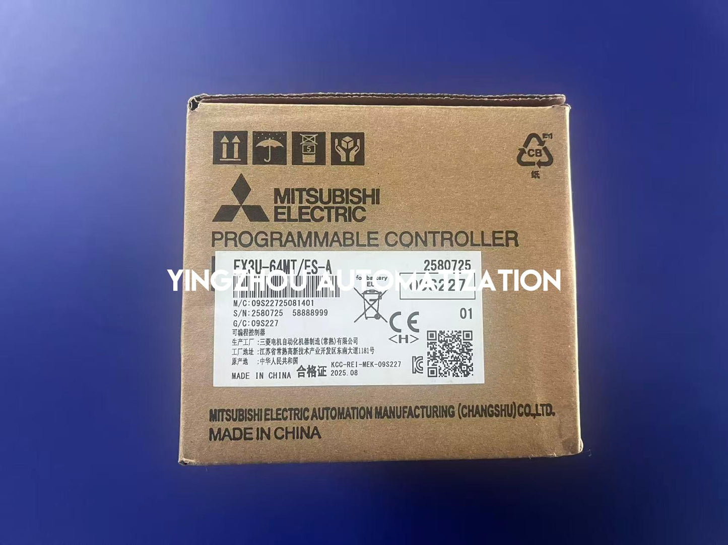 Mitsubishi FX3U-64MT/ES-A PLC Controller | FX3U Series 64 I/O Transistor Output 100-240V AC | Brand New Original-YingZhou Automatization