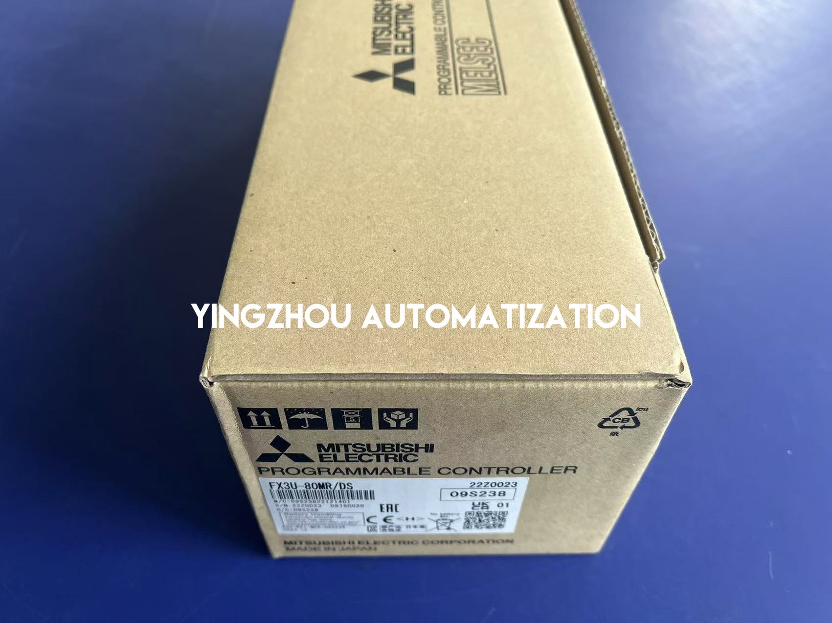 Mitsubishi FX3U-80MR/DS PLC Controller | FX3U Series | 80 I/O (40 In / 40 Out Relay) | 24VDC Power | Brand New Original-YingZhou Automatization