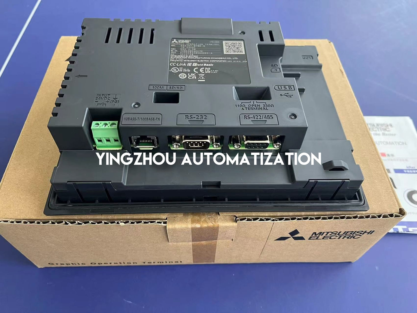 Mitsubishi GOT2000 GS2107-WTBD-N HMI - 7" WVGA Widescreen, 24V DC, Ethernet/RS-232/RS-422-YingZhou Automatization