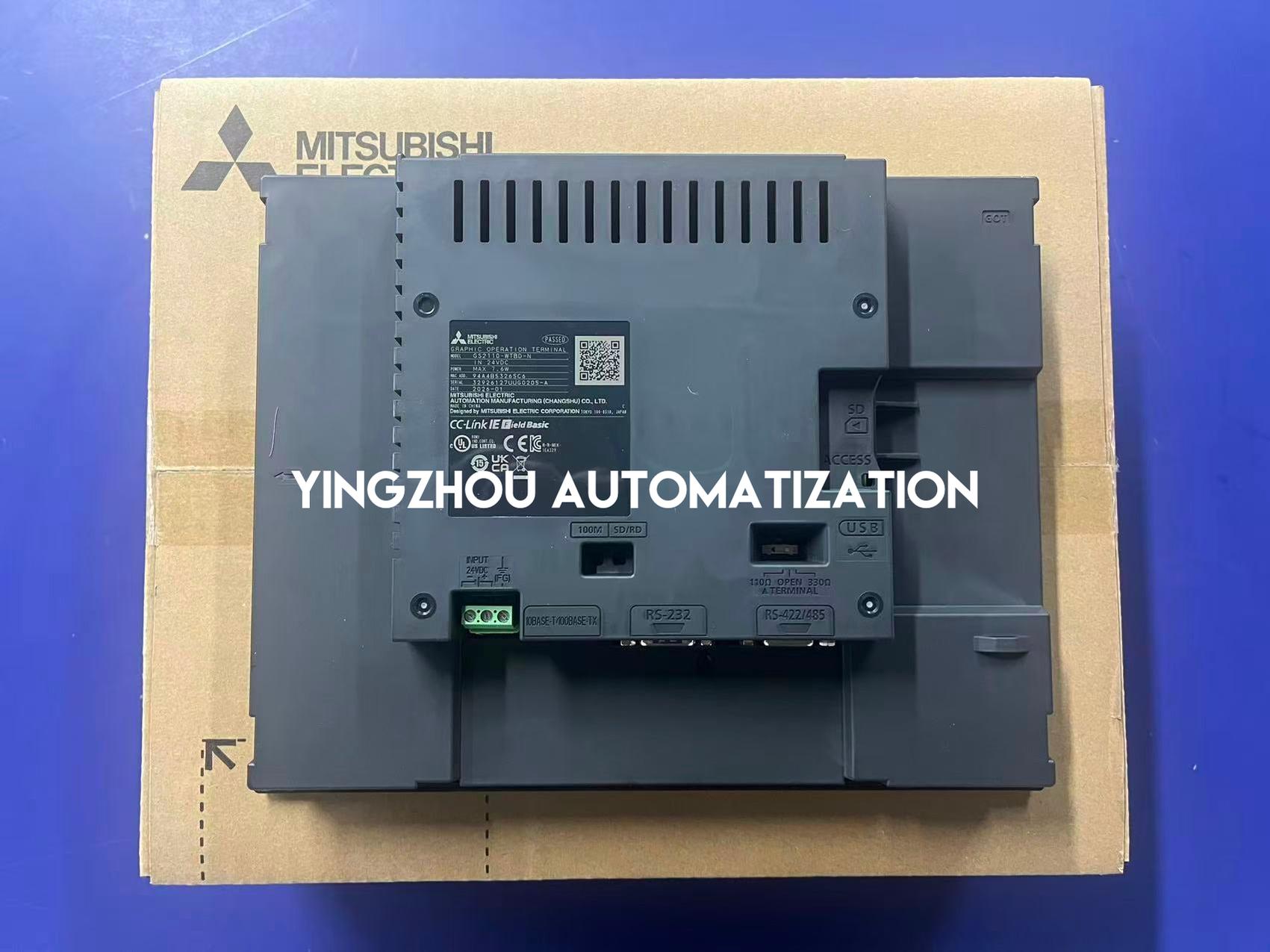 Mitsubishi GS2110-WTBD-N HMI Operator Panel | GOT2000 Series | 10.1 Inch Widescreen TFT | Ethernet 24VDC | Brand New Original-YingZhou Automatization