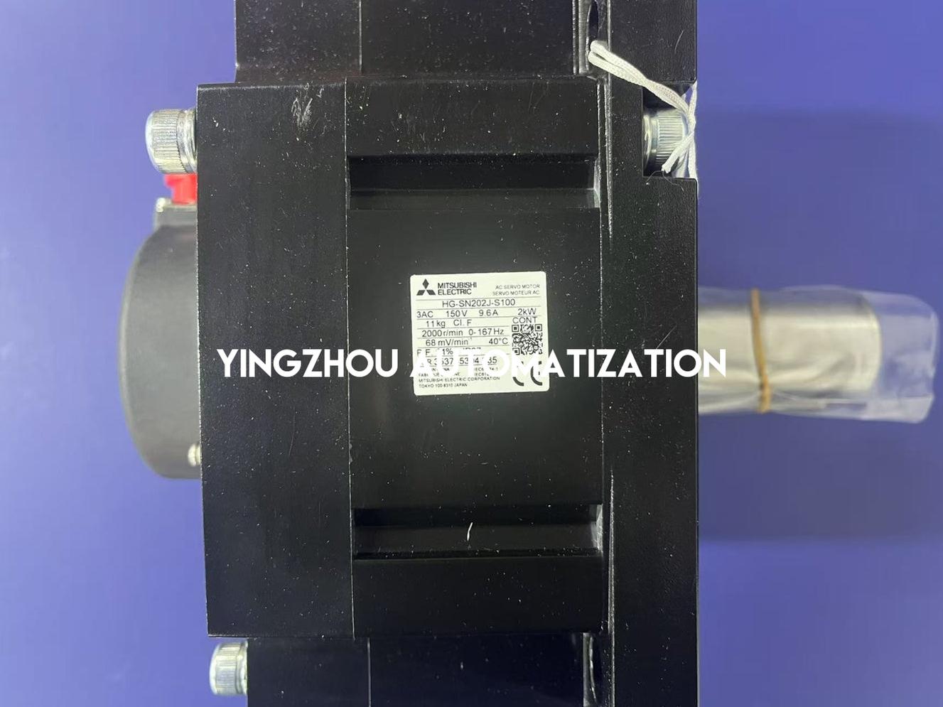 Mitsubishi MELSERVO JE Series AC Servo Motor HG-SN202J-S100 2KW 200VAC 9.6A 2000RPM built-in absolute encod + oil seal-YingZhou Automatization