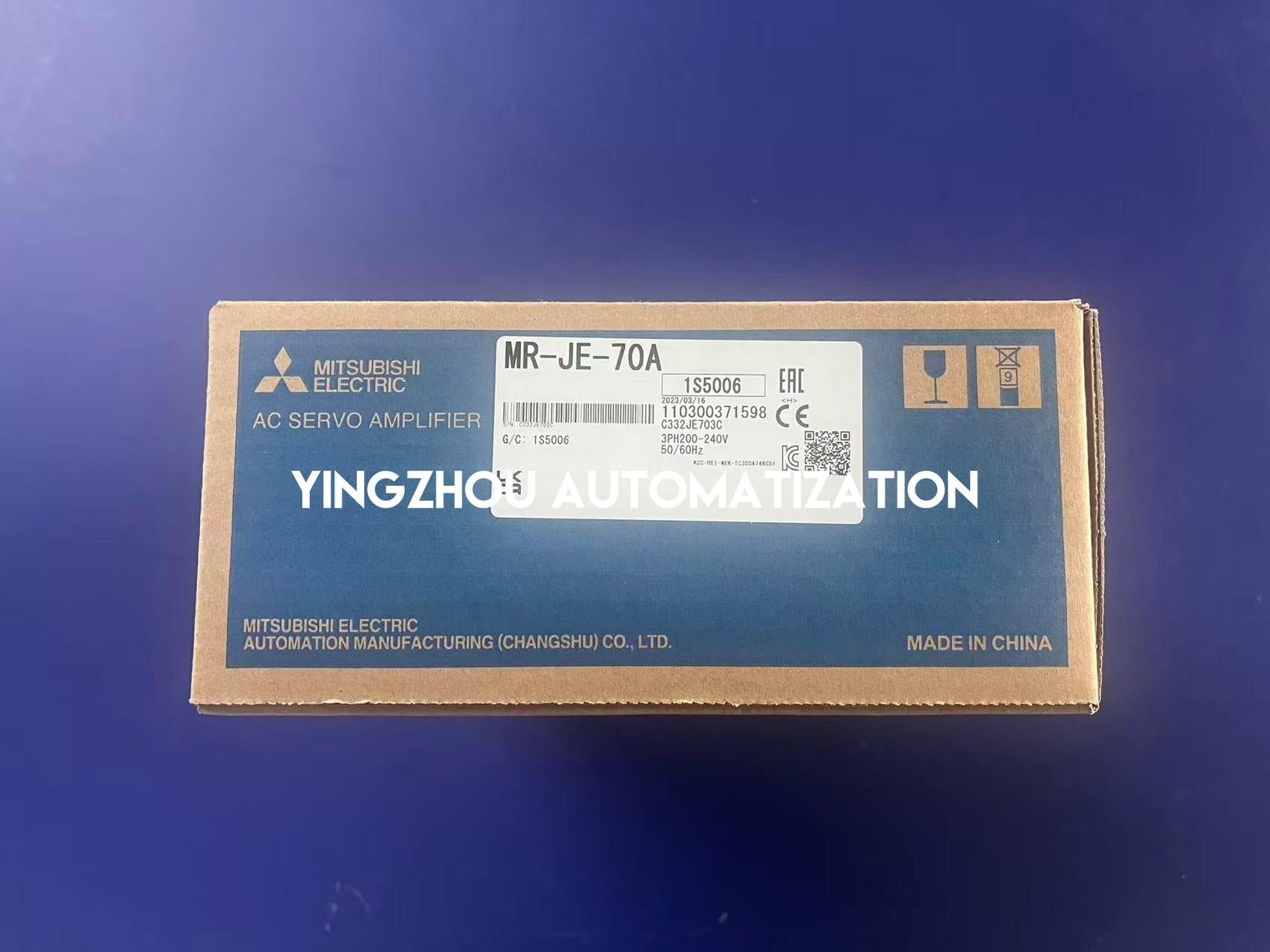 Mitsubishi MR-JE-70A Servo Drive | MR-JE Series 750W 200V AC Servo Amplifier | Brand New Original-YingZhou Automatization