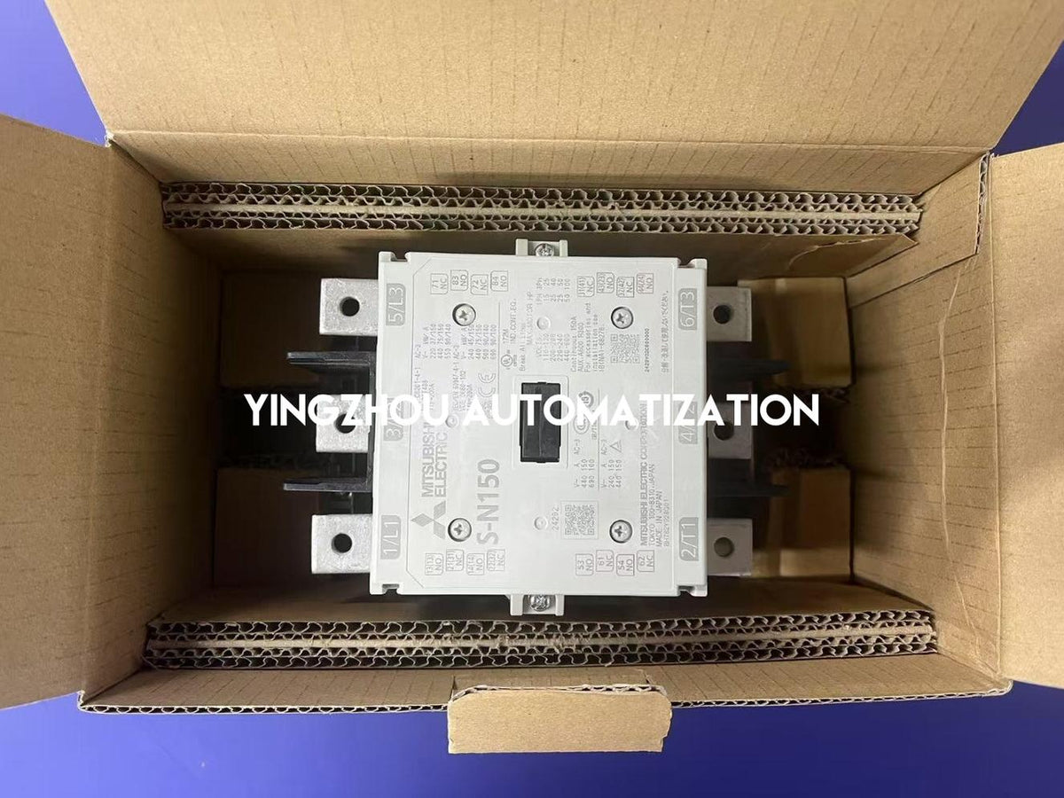 Mitsubishi S-N150 AC200V 2NO+2NC Magnetic Contactor | 150A AC-3 75kW at 380-440V-YingZhou Automatization